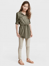 Легінси H&M модель 0449045_бежевий Фото