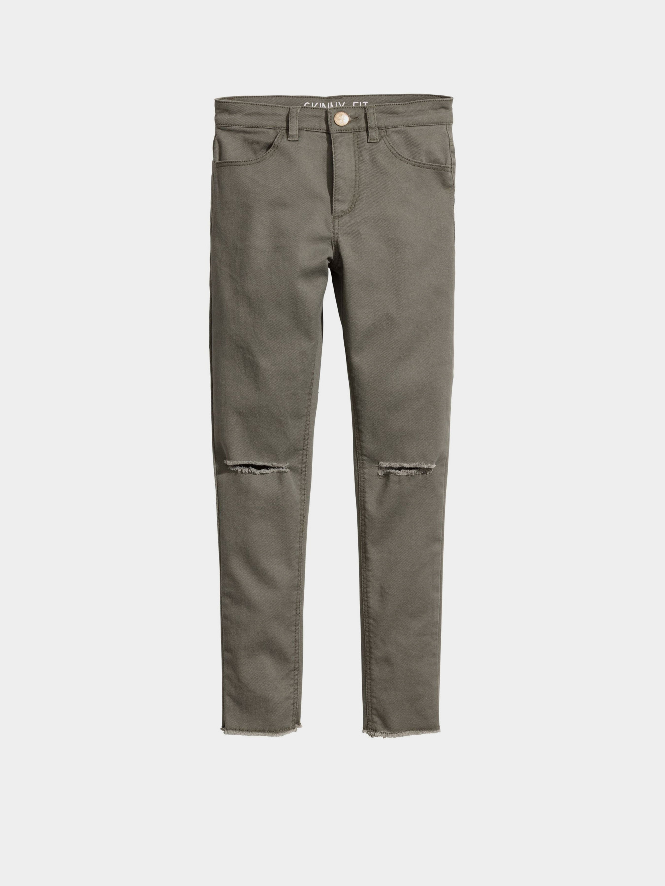 Прямі джинси H&M модель 04512121_хакі Фото