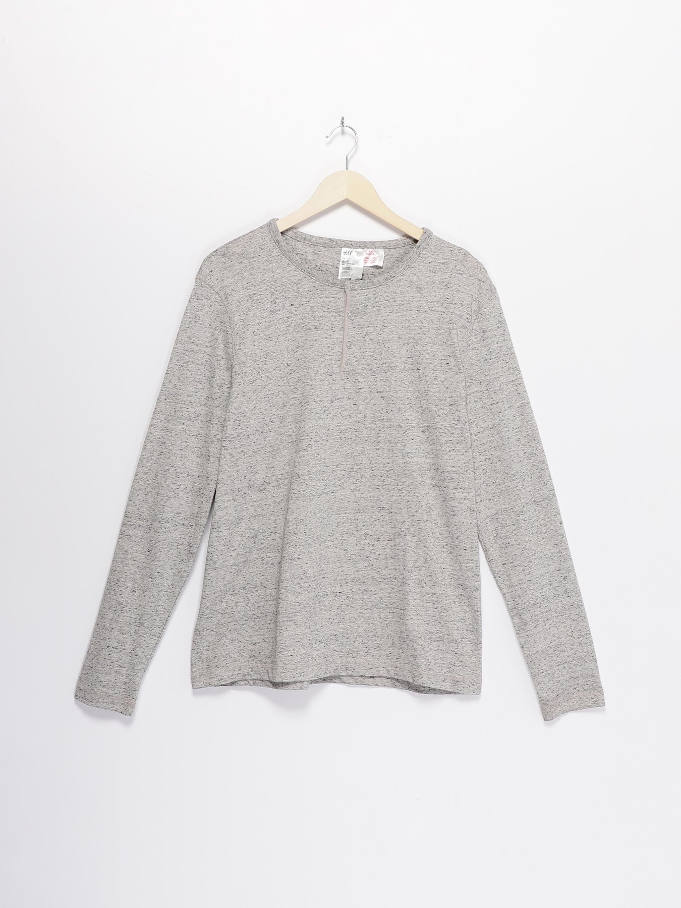 Лонгслів H&M модель 04551771_сірий комб. Фото