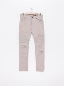 Повседневные штаны H&M модель 0458428_бежевий Фото