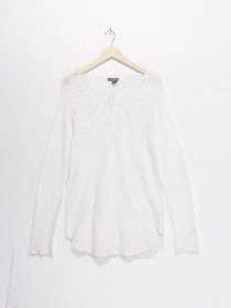 Лонгслів H&M модель 04680115_білий Фото