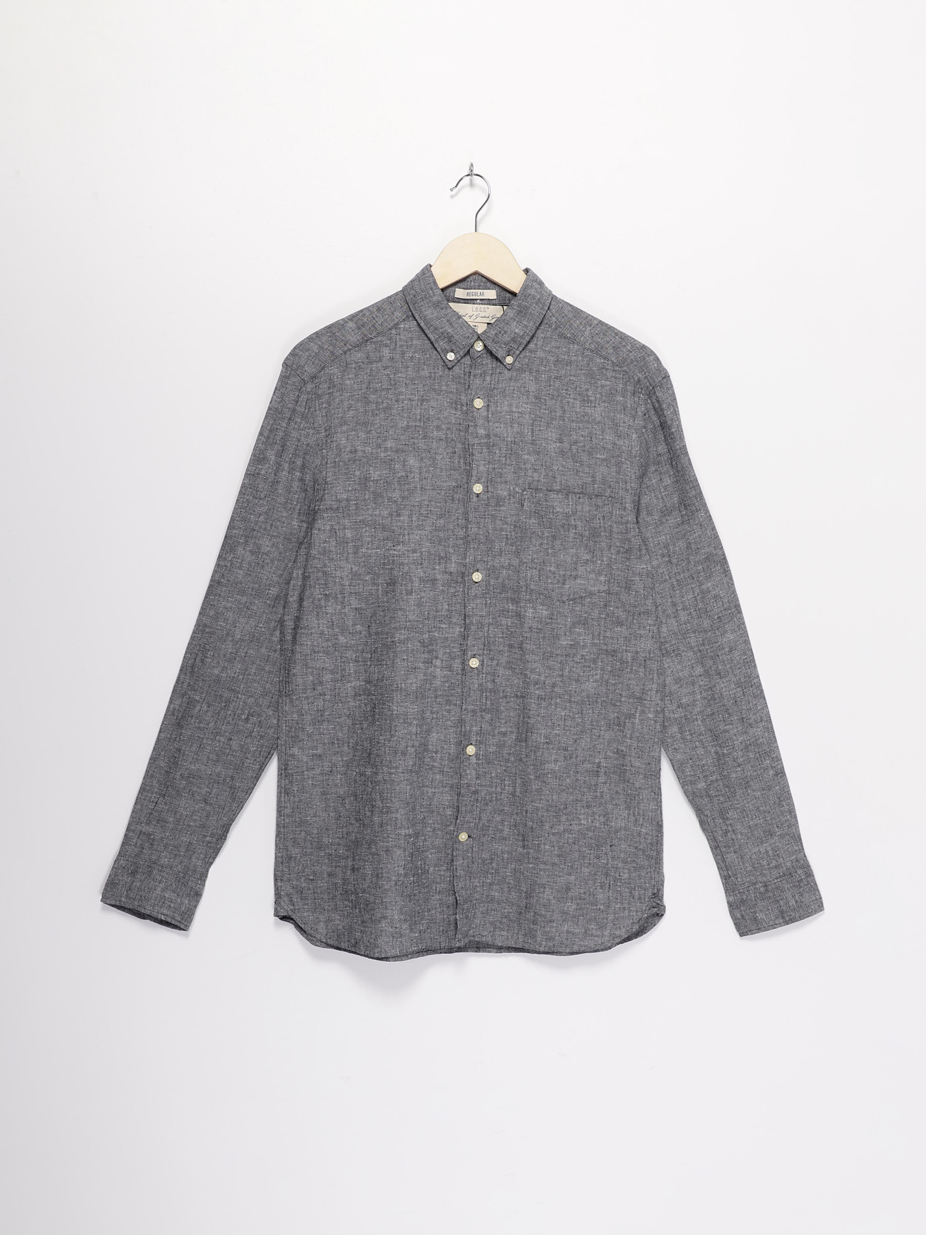 Сорочка повсякденна H&M модель 0478721_т.синій комб. Фото