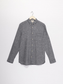 Сорочка повсякденна H&M модель 0478721_т.синій комб. Фото