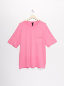 Футболка H&M модель 04820461_рожевий Фото