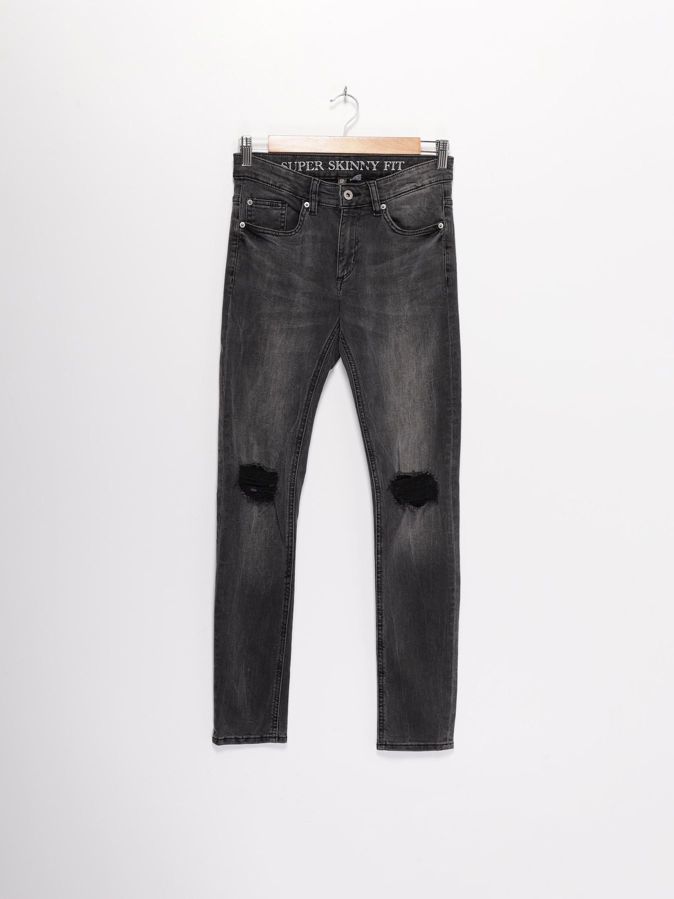 Прямі джинси H&M модель 0484911_сірий Фото