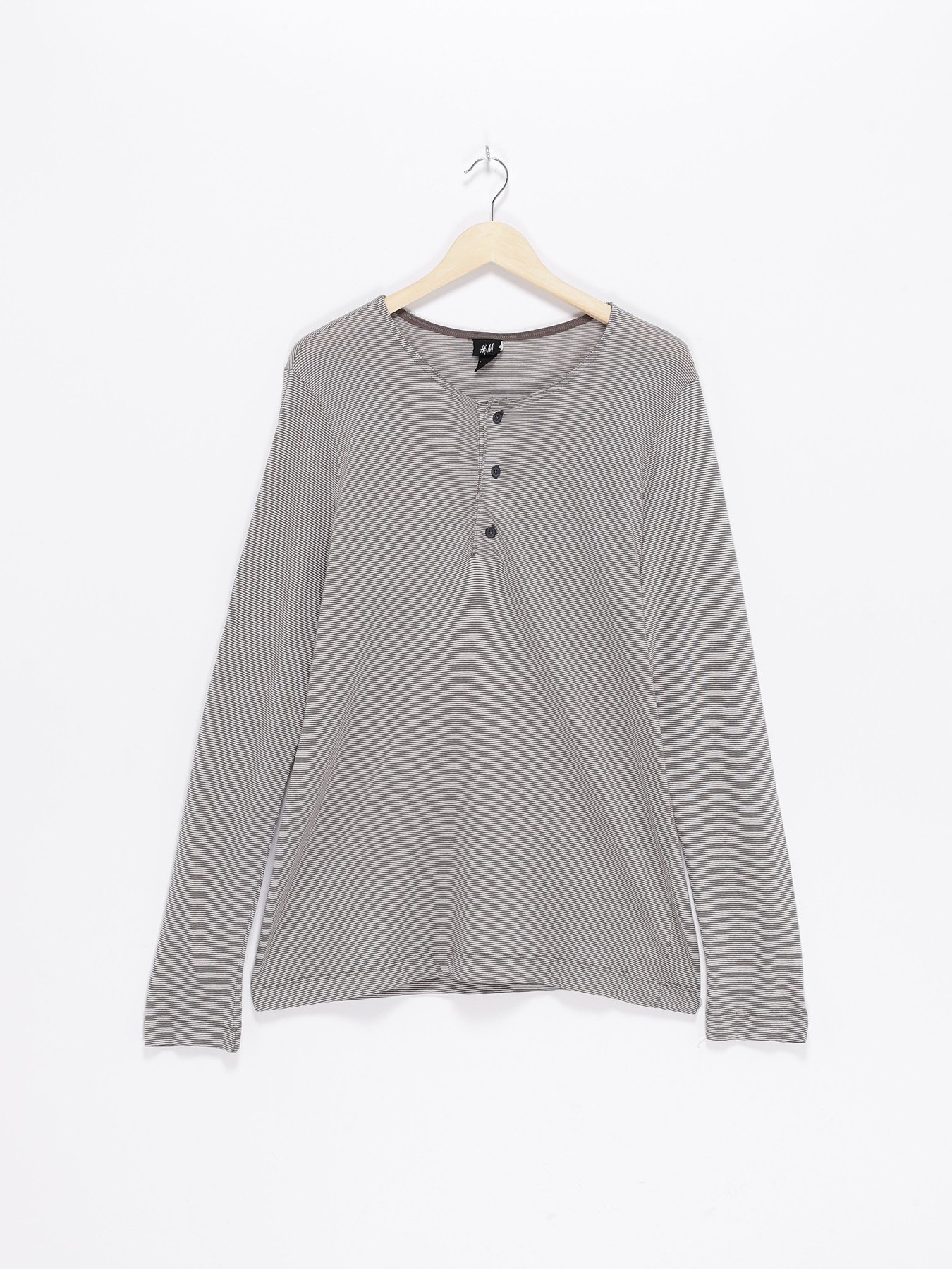 Лонгслив H&M модель 0490018_сірий комб. Фото