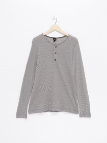 Лонгслив H&M модель 0490018_сірий комб. Фото