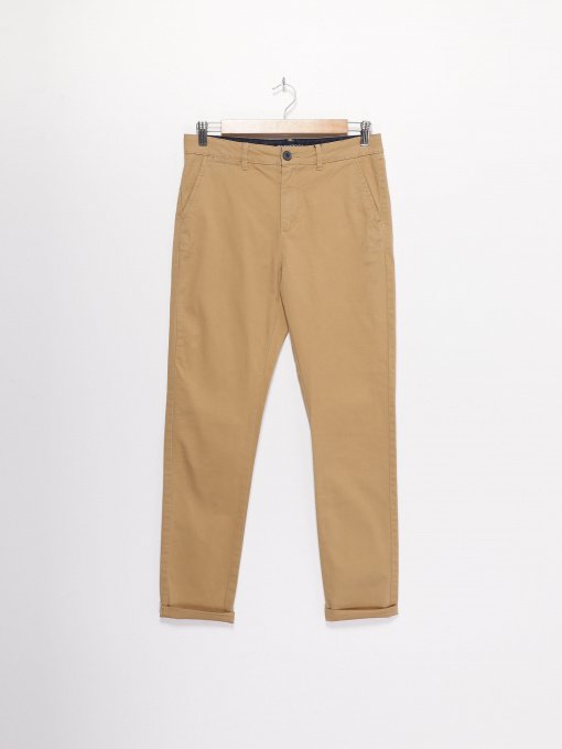 Повседневные штаны H&M модель 04906761_бежевий Фото