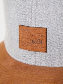 Кепка H&M модель 0425173_сірий з коричневим Фото