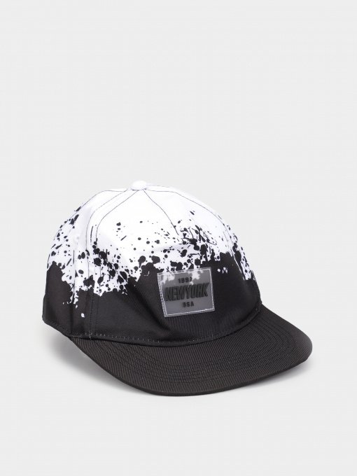 Кепка H&M модель 0694739_чорний з білим Фото