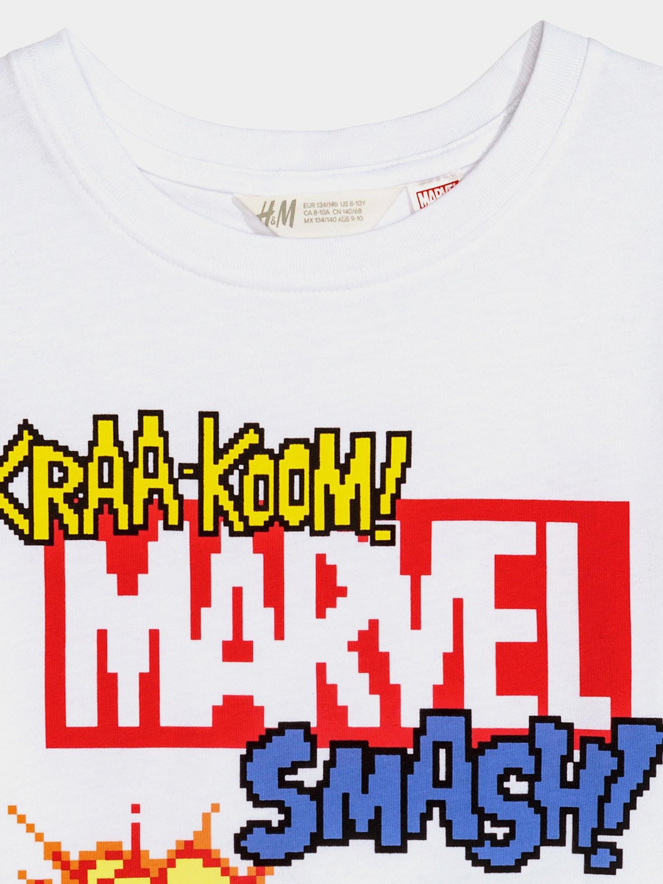 Футболка H&M модель 0502746_білий комб. Фото