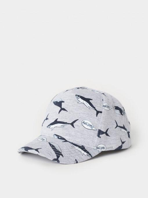 Кепка H&M модель 0696356_сірий з т.синім Фото