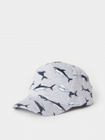 Кепка H&M модель 0696356_сірий з т.синім Фото