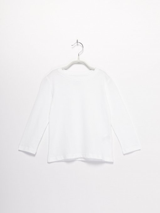 Лонгслив H&M модель 0503569_білий Фото