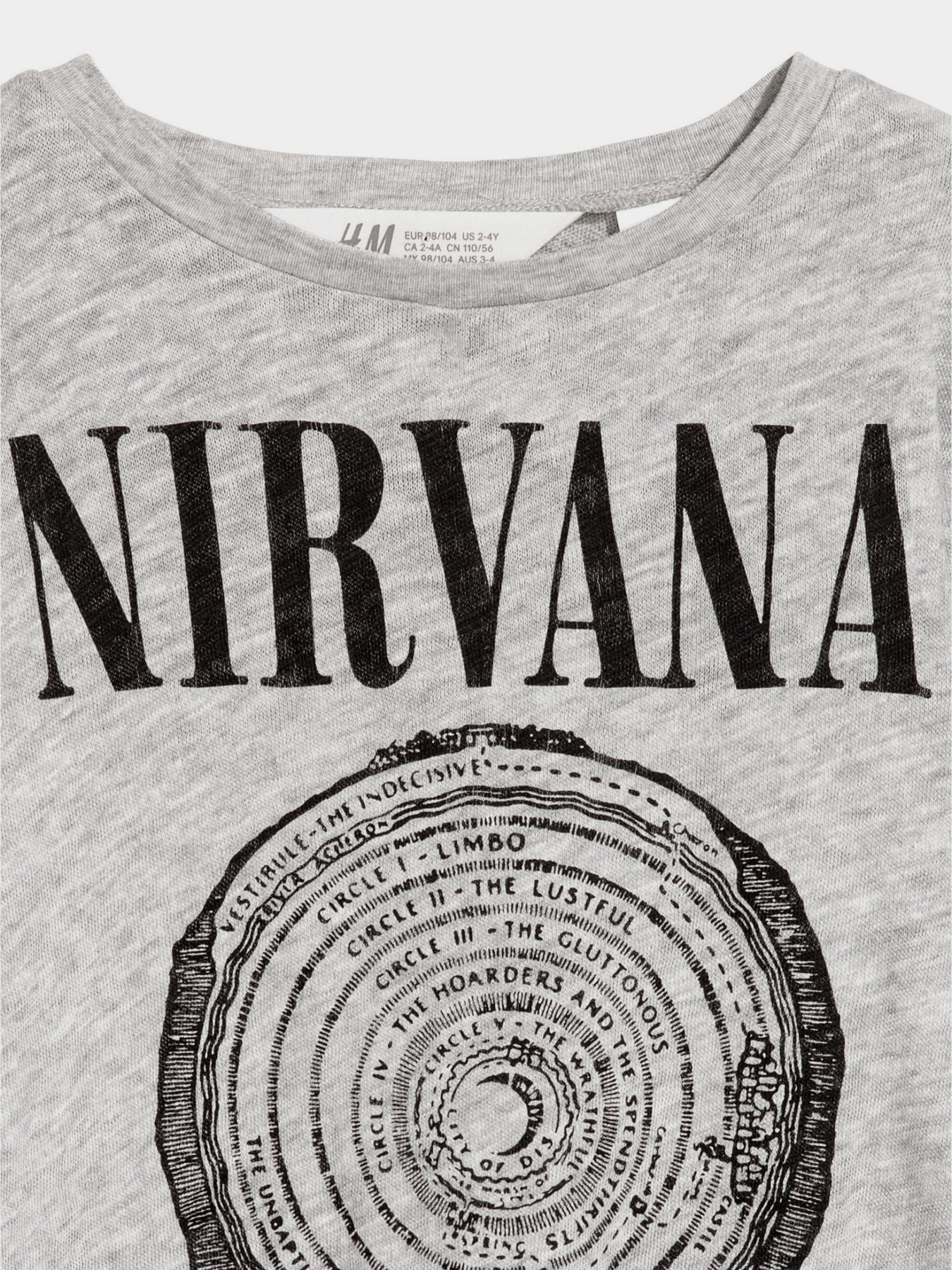 Лонгслив H&M модель 0517135_сірий Фото