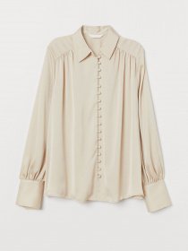 Сорочка H&M модель 0790786_с.бежевий Фото