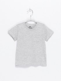 Футболка H&M модель 0531802_сірий Фото