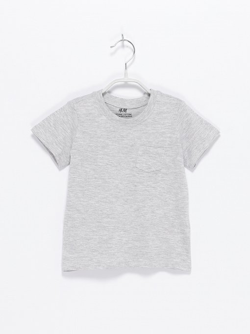 Футболка H&M модель 0531802_сірий Фото