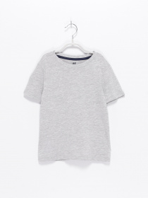 Футболка H&M модель 0544290_сірий Фото