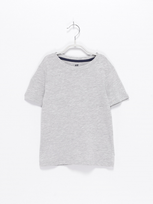 Футболка H&M модель 0544290_сірий Фото