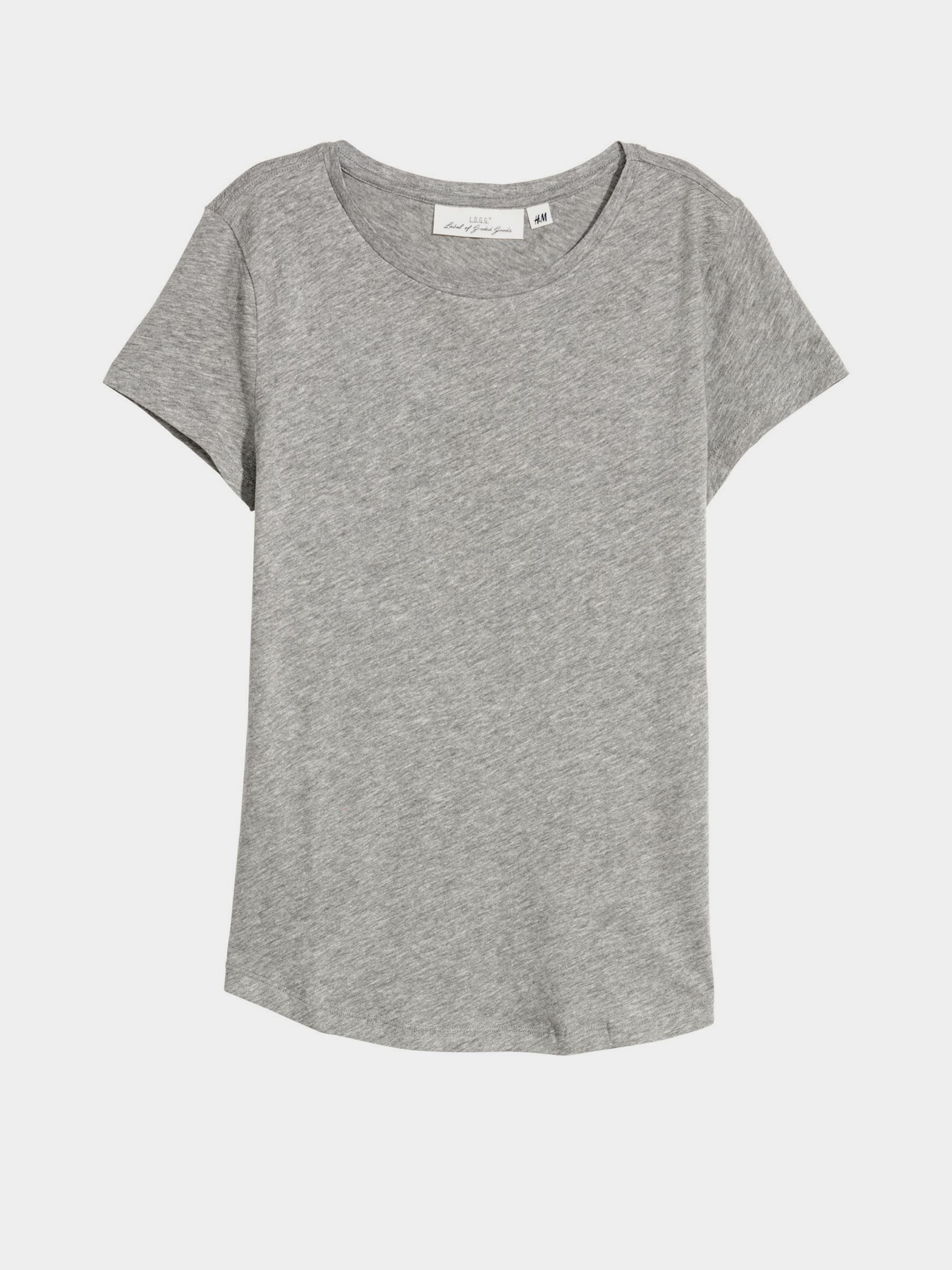 Футболка H&M модель 0547898_сірий Фото