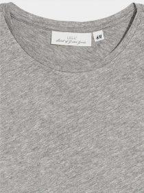 Футболка H&M модель 0547898_сірий Фото