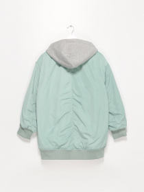 Демісезонна куртка H&M модель 0793731_бірюзовий з сірим Фото