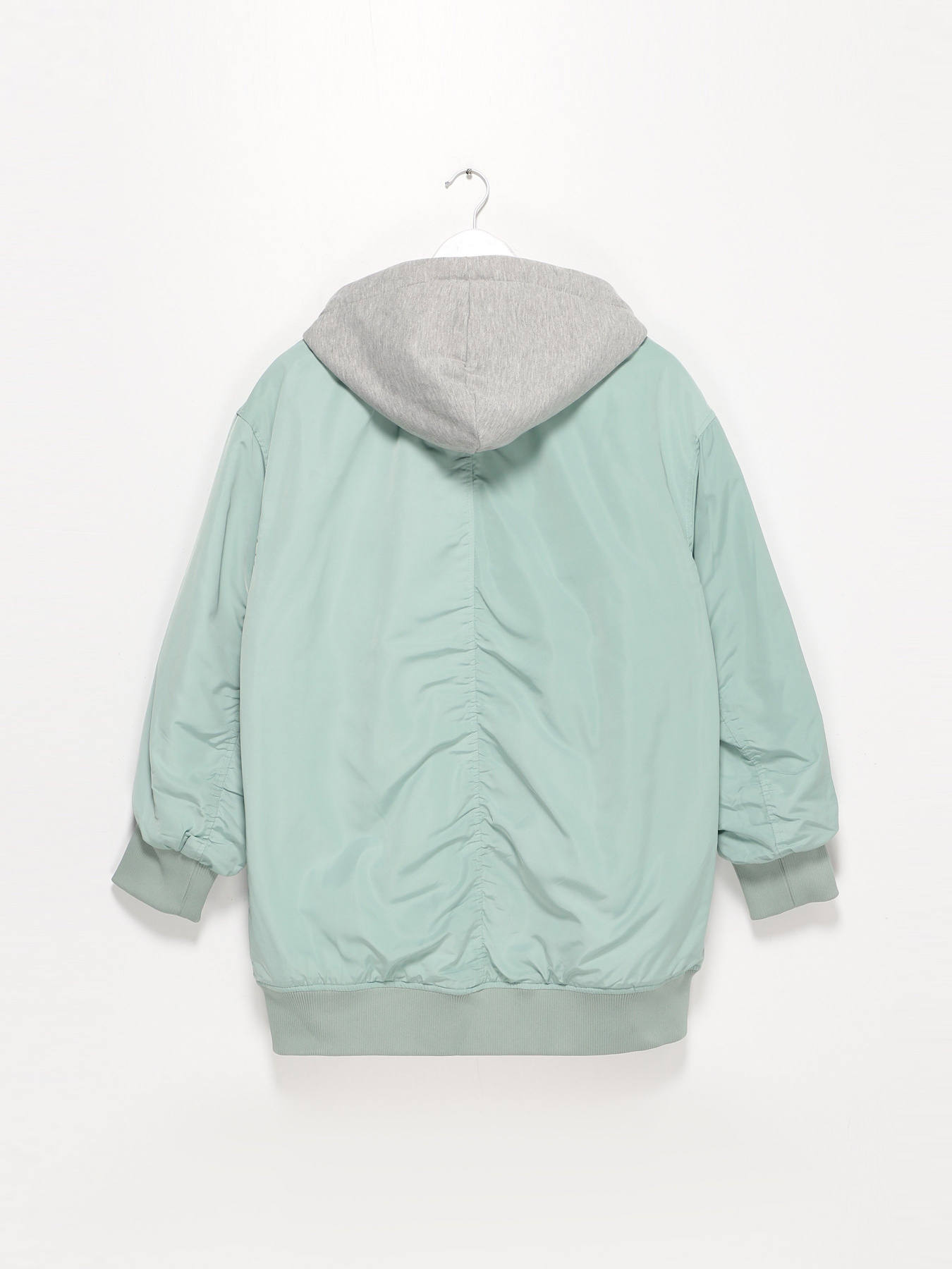 Демісезонна куртка H&M модель 0793731_бірюзовий з сірим Фото