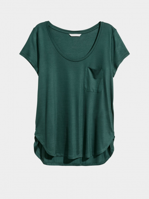 Футболка H&M модель 0548613_т.зелений Фото