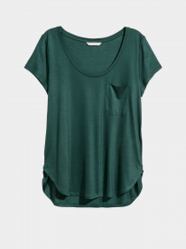 Футболка H&M модель 0548613_т.зелений Фото