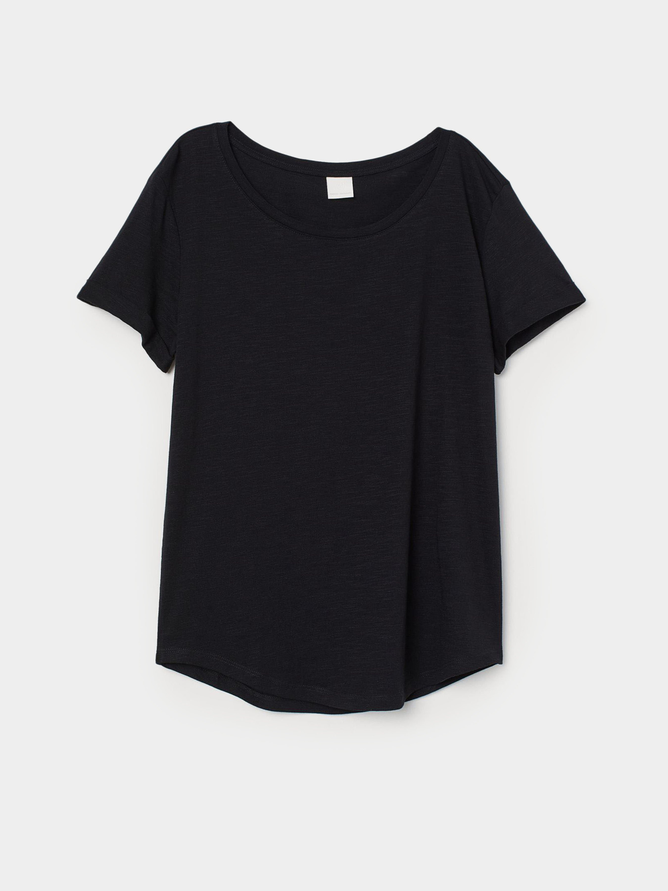 Футболка H&M модель 0554598_чорний Фото