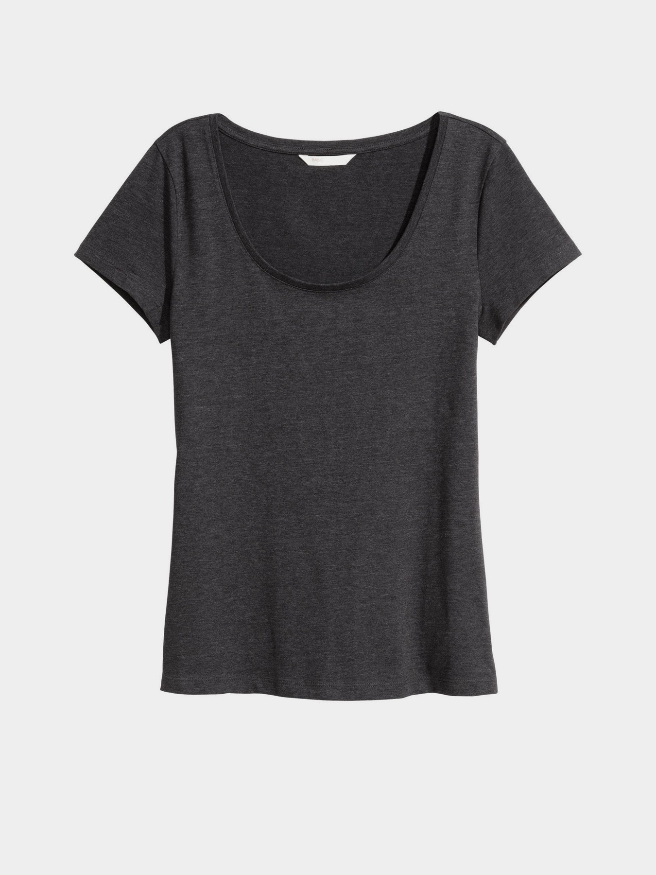 Футболка H&M модель 0561445_чорний Фото