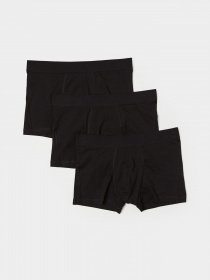 Набор трусов H&M модель 0564313_чорний Фото