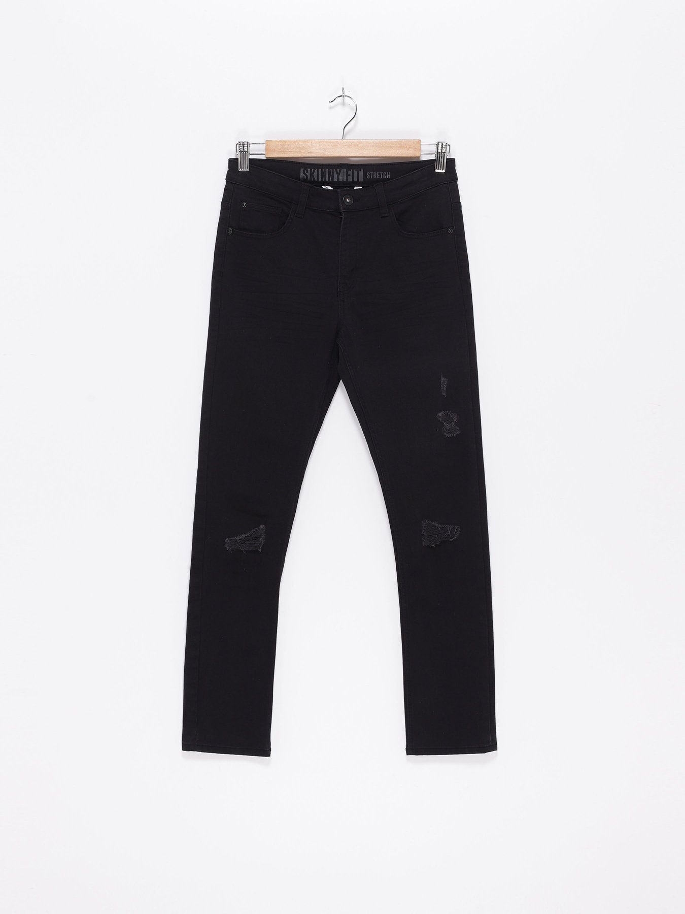 Прямі джинси H&M модель 05665561_чорний Фото