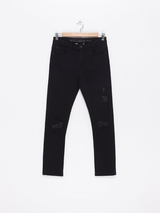 Прямые джинсы H&M модель 05665561_чорний Фото