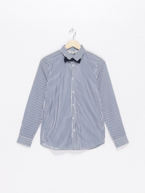 Сорочка H&M модель 05791651_білий з т.синім Фото