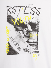 Футболка H&M модель 0585680_білий комб. Фото