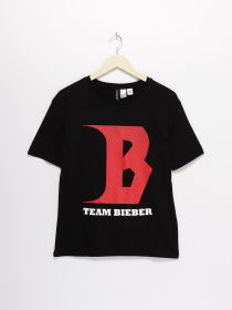 Футболка H&M модель 0590990_чорний комб. Фото