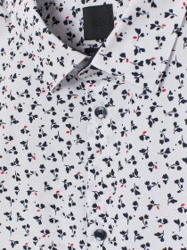 Рубашка H&M модель 0600229_білий з чорним Фото