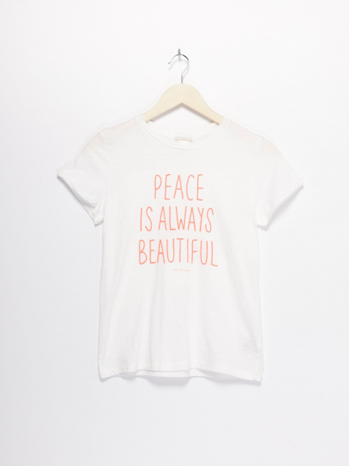 Футболка H&M модель 0619784_білий комб. Фото