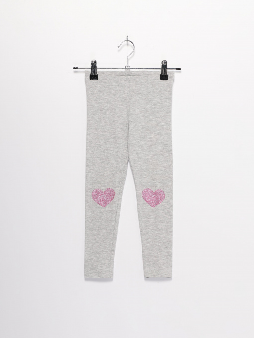 Леггинсы H&M модель 0620216_сірий з рожевим Фото