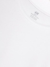 Лонгслив H&M модель 06275721_білий Фото