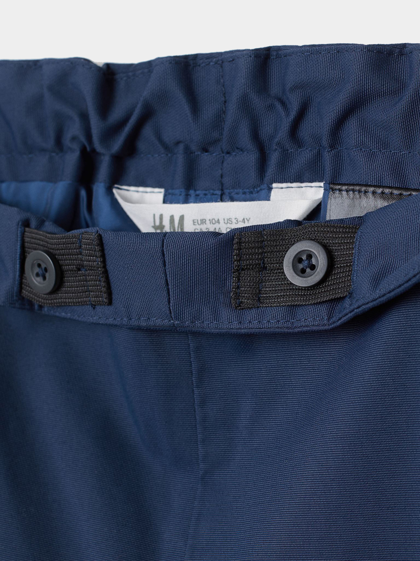 Брюки повседневные H&M модель 0637277_т.синій Фото