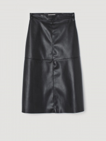 Юбка миди H&M модель 0802559_чорний Фото