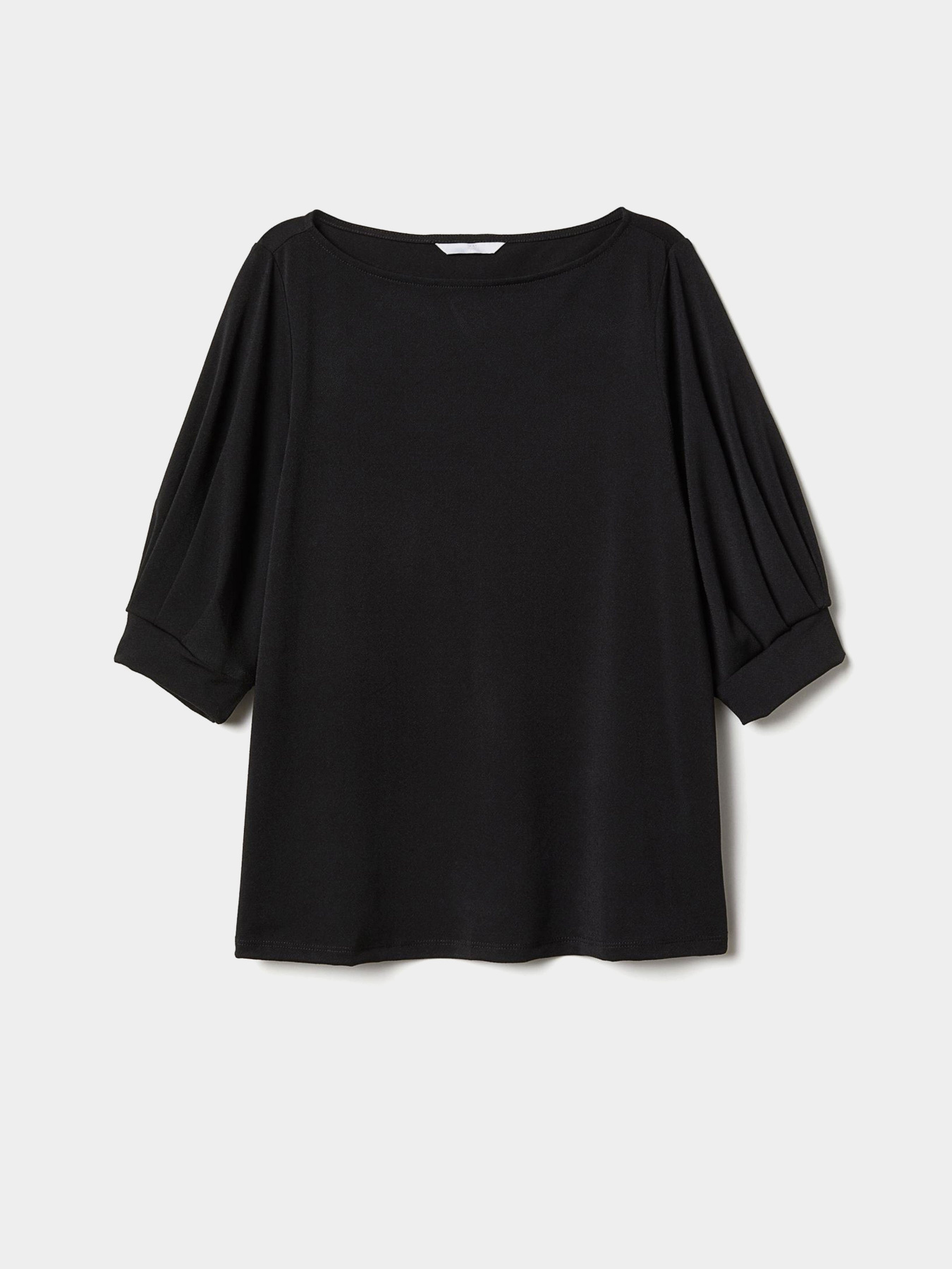 Футболка H&M модель 0664074_чорний Фото