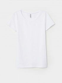 Футболка H&M модель 0678342_білий Фото