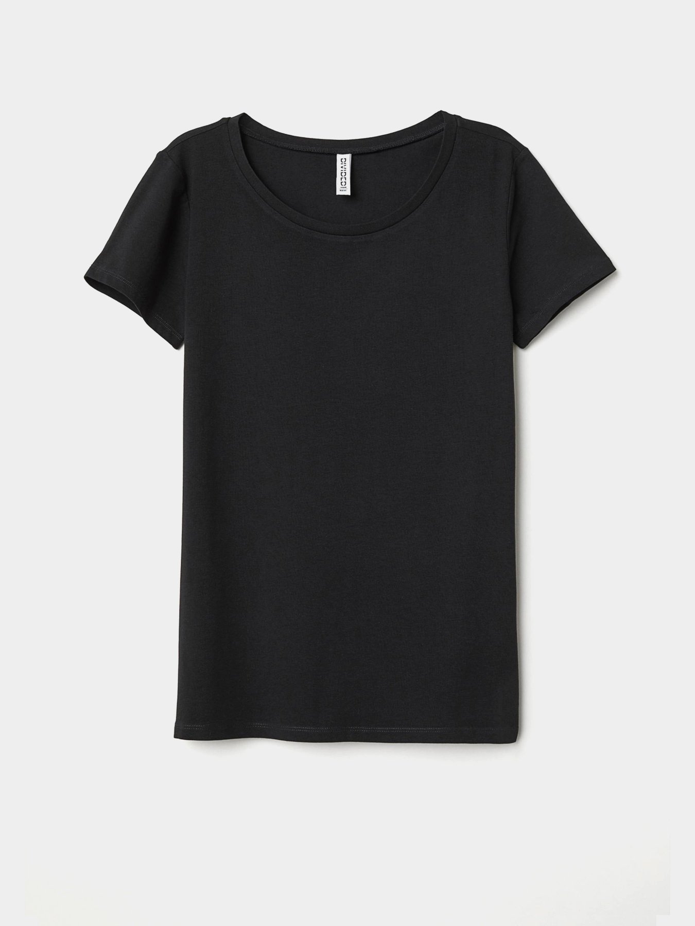 Футболка H&M модель 0678342_чорний Фото