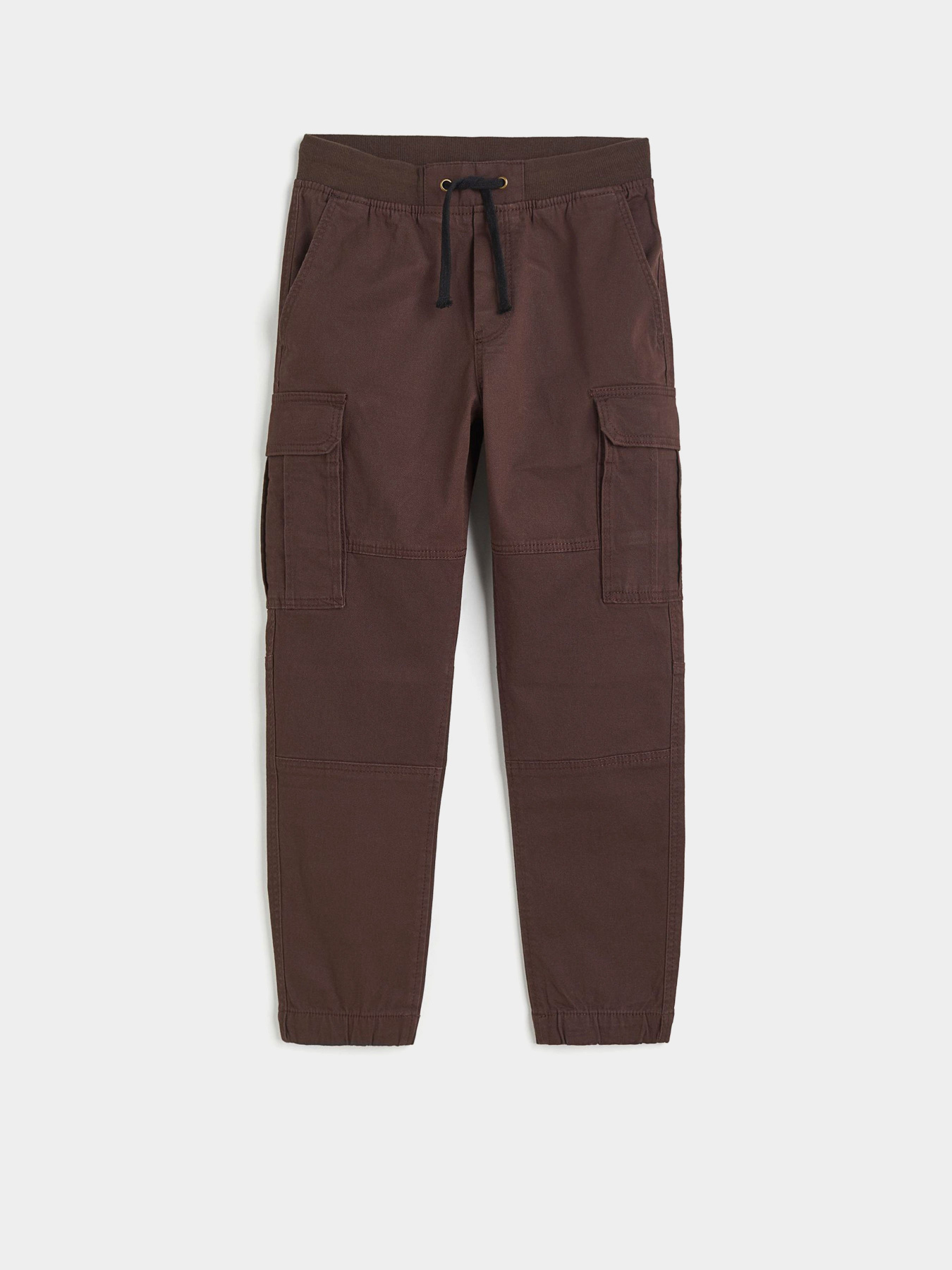 Брюки повседневные H&M модель 0689014_с.коричневий Фото