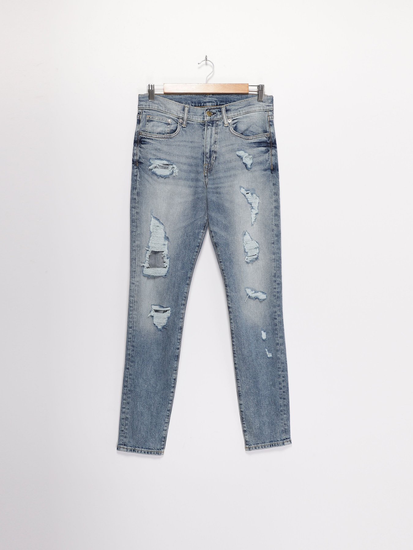 Прямые джинсы H&M модель 0690449_синій Фото