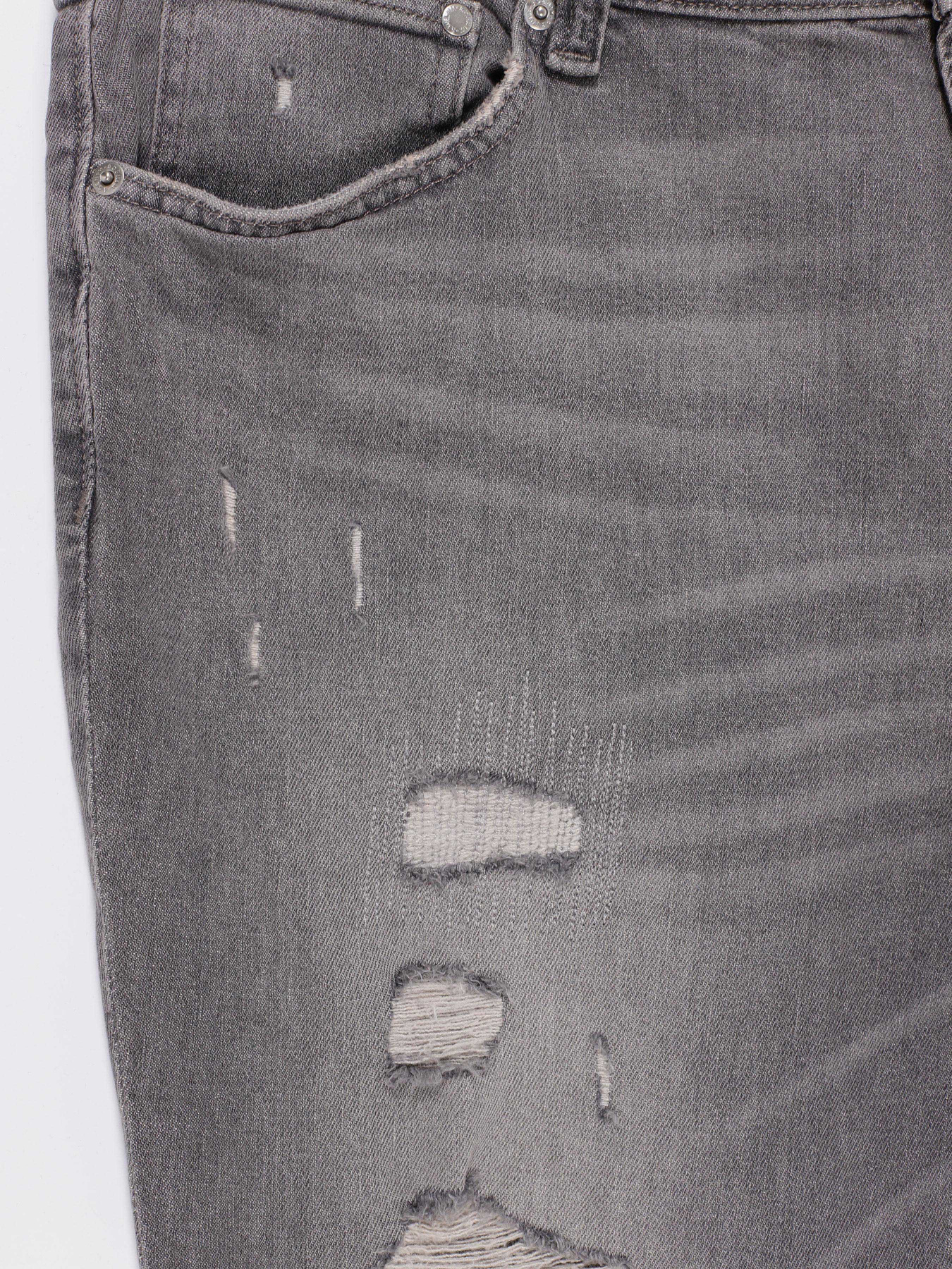 Прямые джинсы H&M модель 0690449_сірий Фото